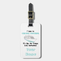 Cruising Control Luggage Tag