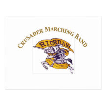 Crusader Marching Band Postcard