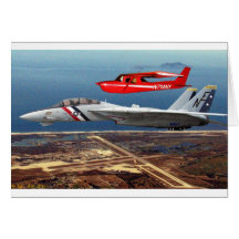 Crush and F14 Greeting Card