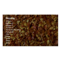 Crushed chilies business cards