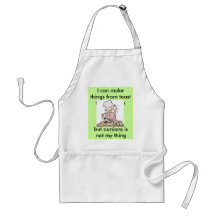 crying chef apron