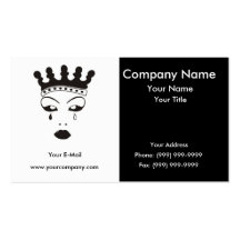 Crying Queen Business Card