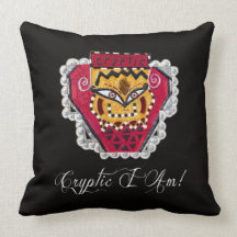 Cryptic I Am! Pillows