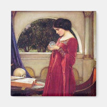Crystal Ball Square Magnet