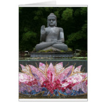Crystal Buddha  Greeting Card