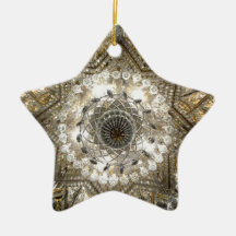 'Crystal' Star Ornament (Silver/Gold)