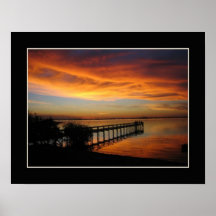 Crystal sunset print