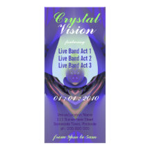 Crystal Vision Event Flyer Custom Rack Cards
