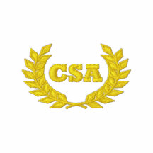 CSA with laurel (Embroidered)