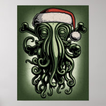 Cthulhu Claus Print