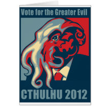 Cthulhu for President- 2012 Cards