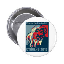Cthulhu for President- 2012 Pinback Button