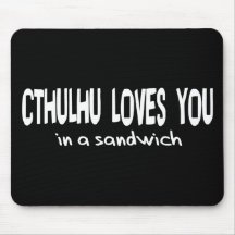 Cthulhu Loves You Mousemats