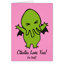Cthulie Greeting Cards