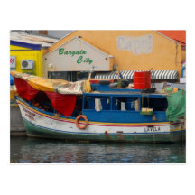 Cuaracao Water-market Postcard