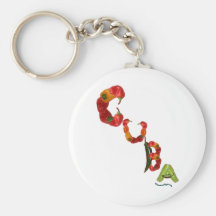 Cuba Chilli Peppers Keychain