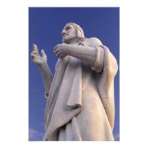 Cuba, Havana, Sculpture of Jesus. Photo