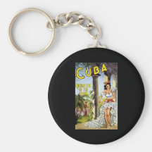 Cuba Holiday Isle Of The Tropics Keychains