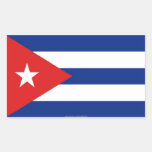 Cuban flag stickers