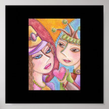 Cubist LOVE Print