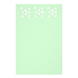 Cucumber slices. stationery paper