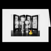 'Cultural Experience' Rubber Duck Card cards