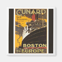 Cunard Steamer Boston Magnet
