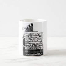 Cunarder Cross Section Coffee Mug