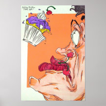 cup cake attacks print