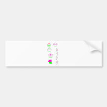 cup cakes bumper stickers