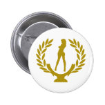 Cup-crown-girl Pinback Buttons