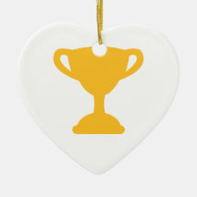 Cup trophy champion christmas ornament