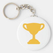 Cup trophy champion key chain