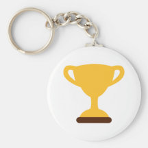 Cup trophy champion key chains