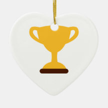 Cup trophy champion ornament