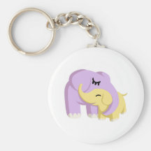 Cupcake and Butters the Elephants Keychains