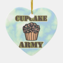 Cupcake Army Christmas Tree Ornament