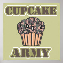 Cupcake Army Poster