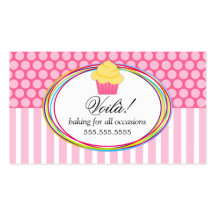 Cupcake Bakery Business Cards