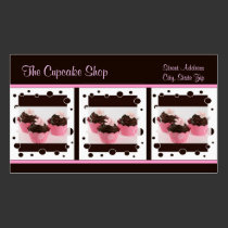 Cupcake Bakery Business Cards business cards