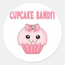 Cupcake Bandit Sticker