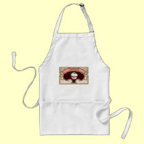 Cupcake Banner Victorian Style aprons
