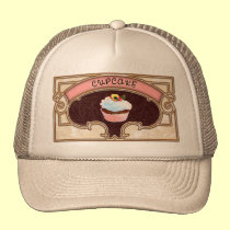 Cupcake Banner Victorian Style hats