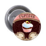 Cupcake Banner Victorian Style Pin