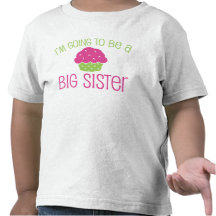 Cupcake Big Sister to Be T Shirts