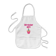 Cupcake Birthday Girl 1 Aprons