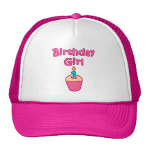 Cupcake Birthday Girl 1 Hat