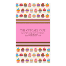Cupcake Cafe | Bakery Business Cards