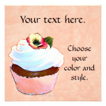 Cupcake Card Invitation Party