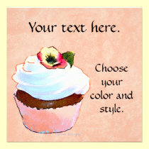 Cupcake Card Invitation Party invitations